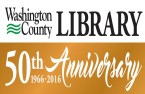 Washington County Library 50th Anniversary logo